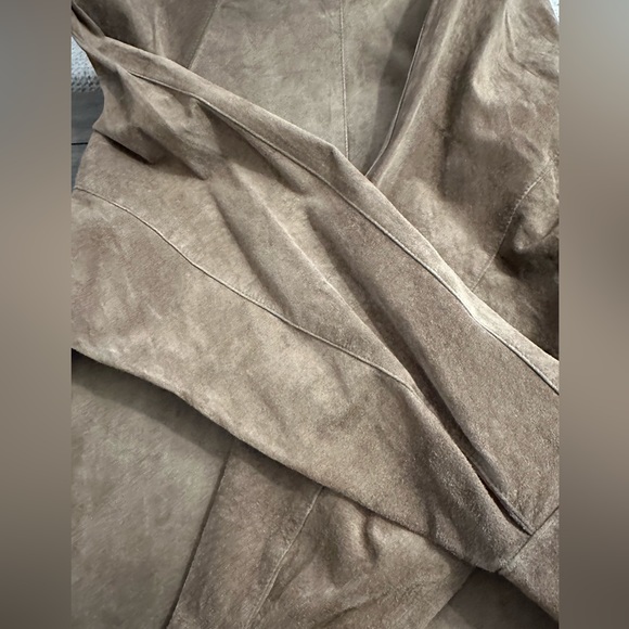 Vintage Georgetown Leather Design Suede Shirt/Jacket - Size M - Picture 13 of 13